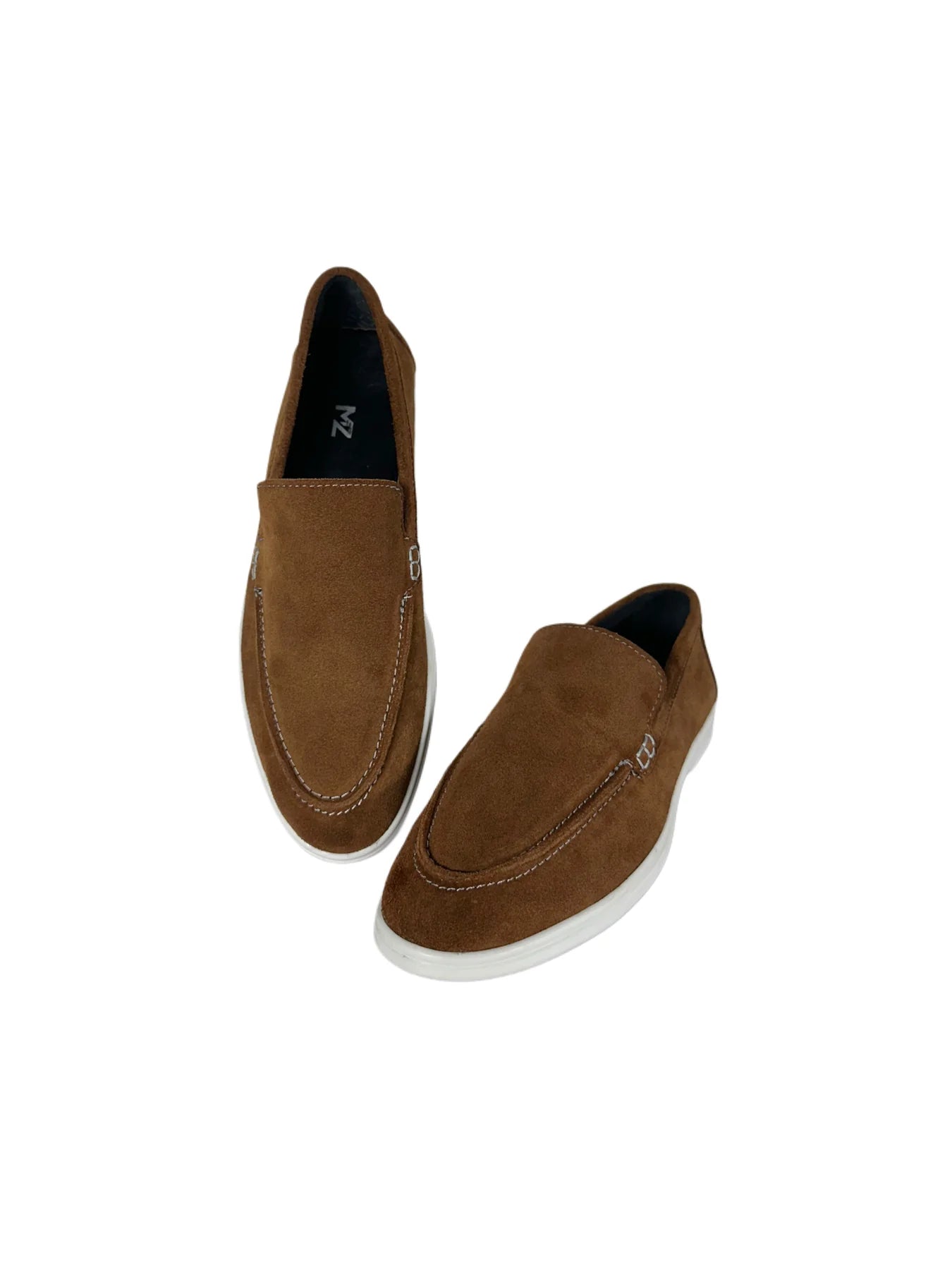 Suede Brown Leather Loafers