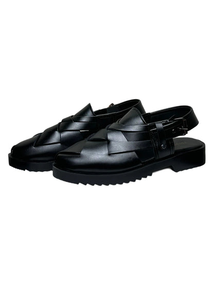 Cross black peshawari sandal