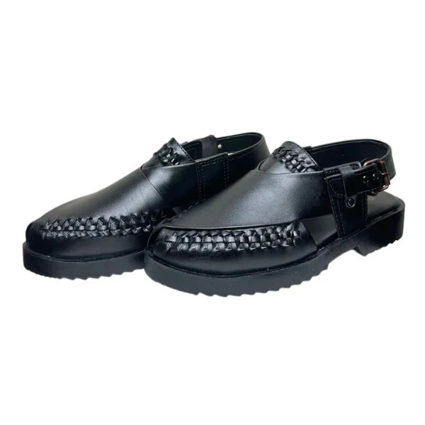 Iron Black peshawari sandal