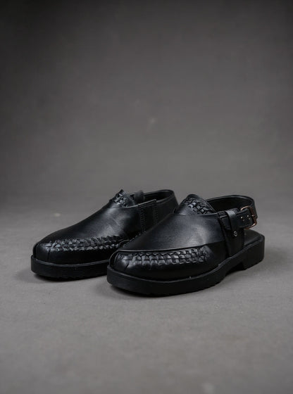 Iron Black peshawari sandal