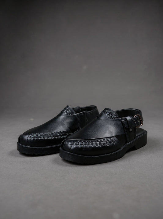 Iron Black peshawari sandal